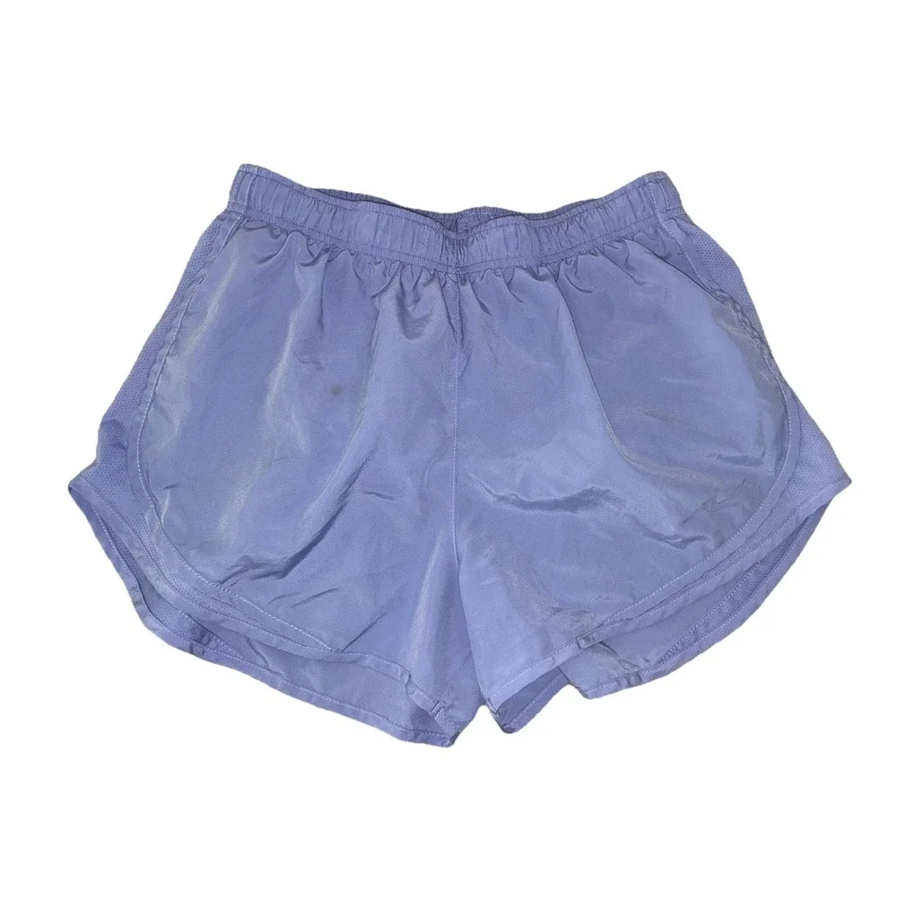 Nike Dri-fit Tempo Shorts Women's L Purple Lined Running Gym‎ Training *spot